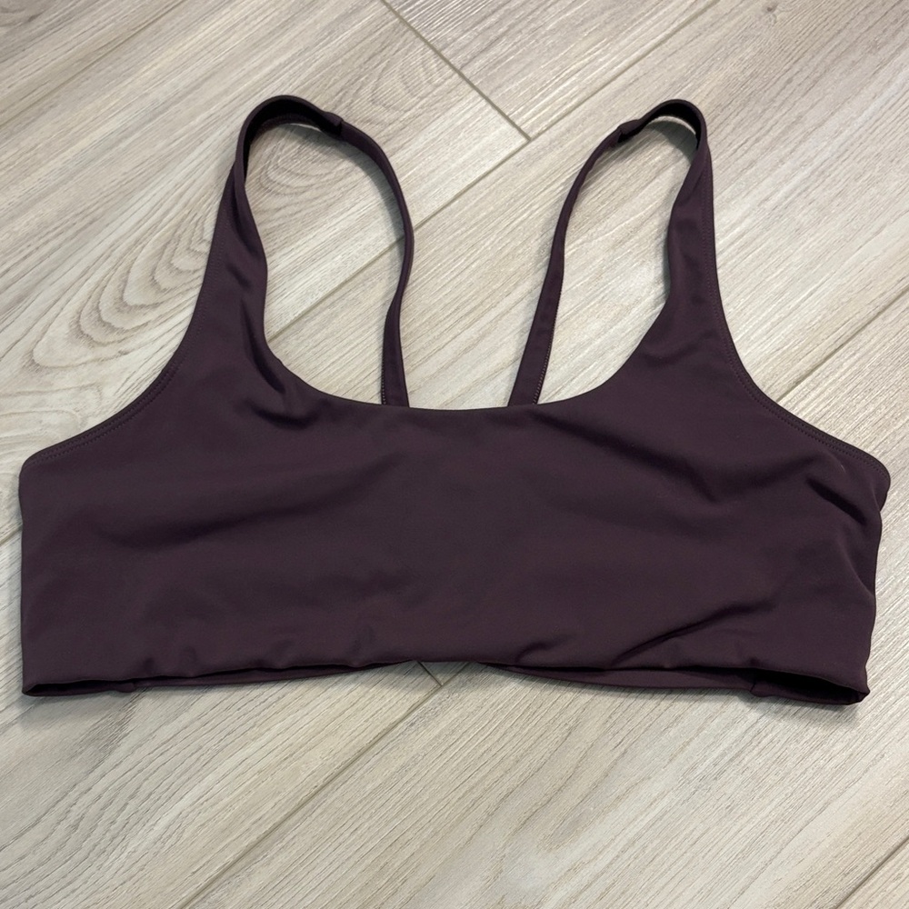 Vuori Deep Plum Sports Bra